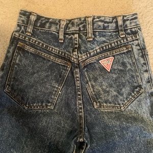 Vintage Guess 26 jeans high waist George Marciano straight leg retro Calvin
